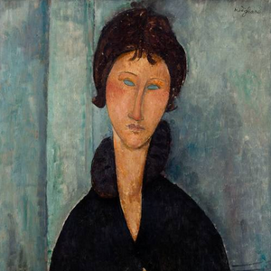Modigliani, La Femme aux yeux bleus, 1918